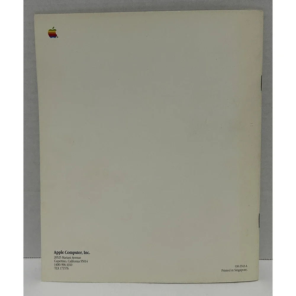 Macintosh‎ Hyper Card Basics System 7 Guide 1990 Macintosh Collector Vintage